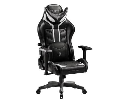 Fotel gamingowy Diablo Chairs X-RAY 2.0 SMALL CZARNO-BIAŁY